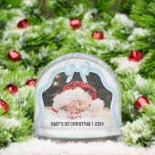 Baby's 1st Christmas Bow Snow Globe - Blue Sneeuwbol (Kerstmis)