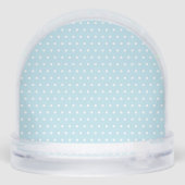 Baby's 1st Christmas Bow Snow Globe - Blue Sneeuwbol (Achterkant)