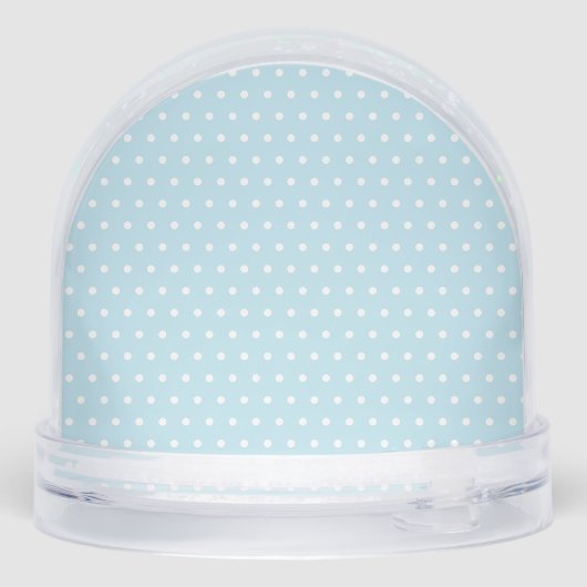 Baby's 1st Christmas Bow Snow Globe - Blue Sneeuwbol (Achterkant)
