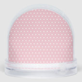 Baby's 1st Christmas Bow Snow Globe - Pink Sneeuwbol (Achterkant)