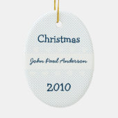 Baby's 1st Christmas Choo Choo Train Ornamenten (Achterkant)