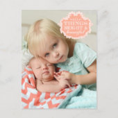  Babys 1st Christmas Foto Briefkaart (Voorkant)