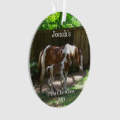 Baby's 1st Christmas Horse Acryl Ornament (voorkant)
