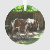 Baby's 1st Christmas Horse Acryl Ornament (achterkant)