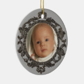 Babys 1st Foto Keramisch Ornament (Rechts)