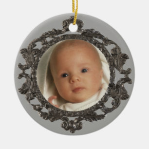 Babys 1st Foto Keramisch Ornament