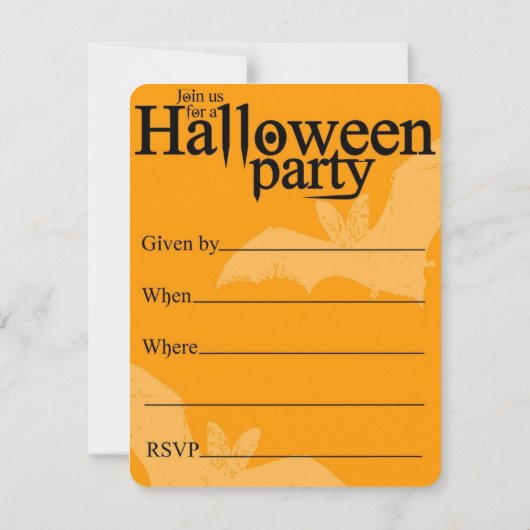 Babys 1st Halloween Little Pumpkin Kaart (Achterkant)