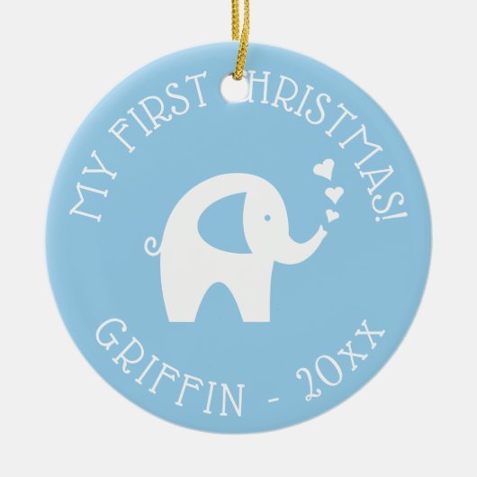 Baby's 1st Kerstboom ornament cadeau 20XX (Voorkant)