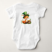 Baby's 1st St. Patrick's Day, Clover Cuddles Romper (Achterkant)
