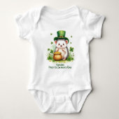 Baby's 1st St. Patrick's Day, Hedge of Gold Romper (Voorkant)