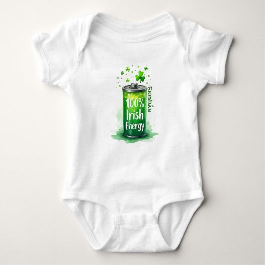Baby's 1st St. Patrick's Day, Pot o’ Giggles Romper (Voorkant)