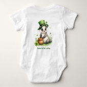 Baby's 1st St. Patrick's Day, Raccoon of Riches Romper (Achterkant)