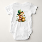 Baby's 1st St. Patrick's Day, Shamrock Snuggles Romper (Achterkant)