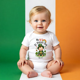 Baby's 1st St. Patrick's Day, Tiny Treasure Romper