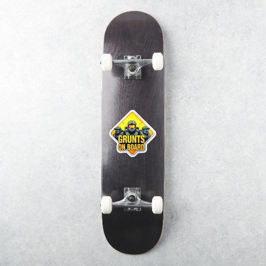 Baby's aan boord sticker (Skateboard)