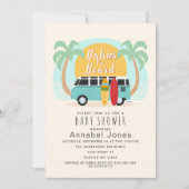 Baby's aan boord van Baby shower met genderneutraa Kaart (Voorkant)