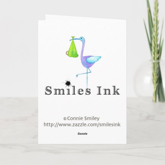 Baby's, aardige mensen kaart (Achterkant)