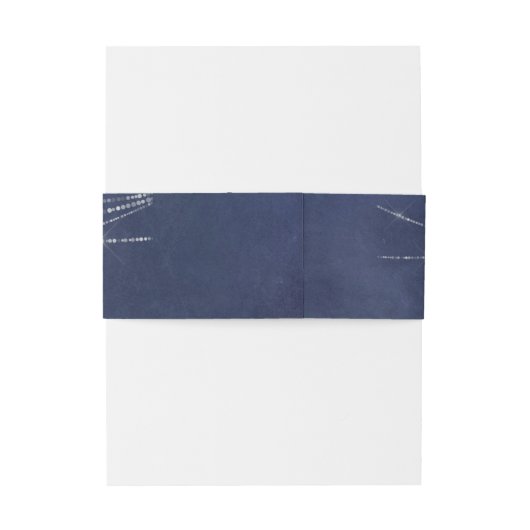 Baby's adem, Chalkboard B & String Lights Floral Uitnodigingen Wikkel (Achterkant Voorbeeld)