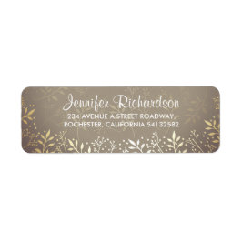 baby's adem gouden folie bruiloft etiket