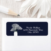 Baby's adem in Mason Jar Rustic Adresetiketten Etiket (Insitu)