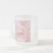 Baby's adem & Roos - Roze Matglas Koffiemok (Voorkant links)