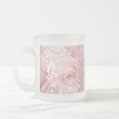 Baby's adem & Roos - Roze Matglas Koffiemok (Links)