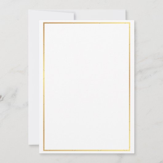 Babys Adem Rustieke Navyblauwe Lichten Bruiloft Fe Kaart (Achterkant)