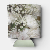 Baby's ademfoto, gepersonaliseerde bruiloft blikjeskoeler (Achterkant)