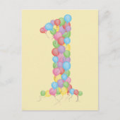 Baby's Baby 1e verjaardag Foto Briefkaart (Voorkant)