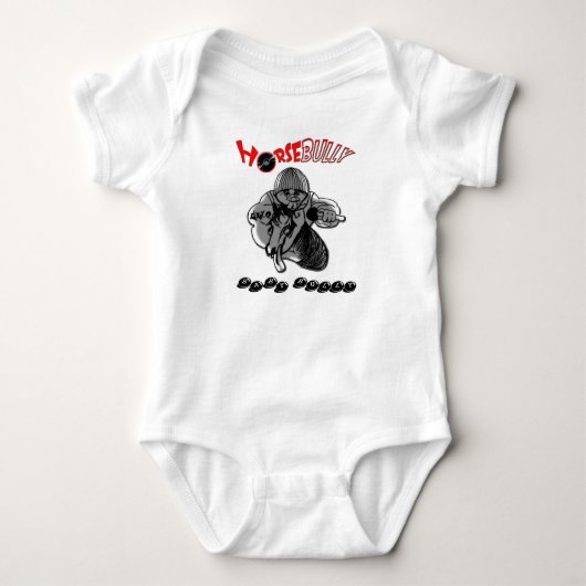 Baby's "BABY BULLY" Romper (Voorkant)