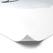 Baby's Baptism Heilig Kruis welkom bord Poster (Hoek)