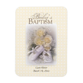 Baby's Baptism Neutral,  naam Magneet