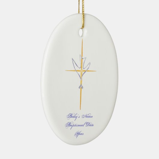 Baby's Baptismal Ornament (Rechts)