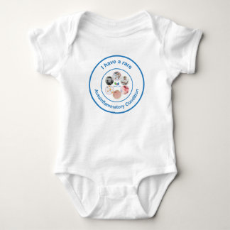 Baby's Best 'I have a rare...' met symptomen afbee Romper