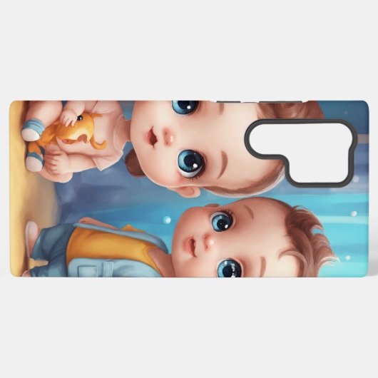 baby's Bliss: Mobiele terug Hoesjes Samsung Galaxy Hoesje (Achterkant horizontaal)