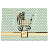 Baby's Blocks Kinderwagen Gift Bag Groot Cadeauzakje (Voorkant)