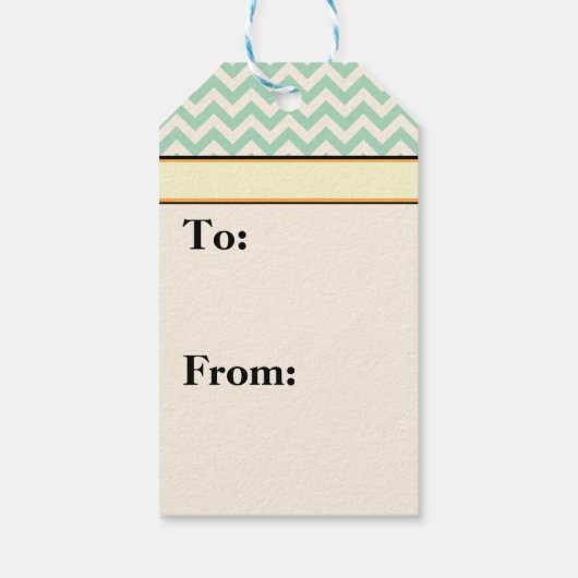 Baby's Blocks Kinderwagen Gift Label Cadeaulabel (Achterkant)