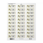 Baby's Blocks Kinderwagen Retouradres Label (Full Sheet)