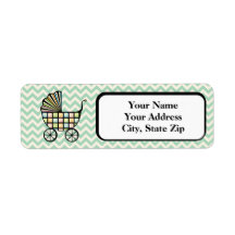 Baby's Blocks Kinderwagen Retouradres Label