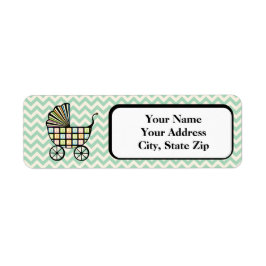 Baby's Blocks Kinderwagen Retouradres Label