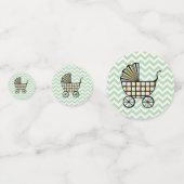 Baby's Blocks Kinderwagen Tafel Confetti (Voorkanten)