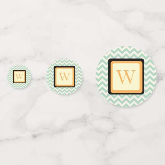 Baby's Blocks Kinderwagen Tafel Confetti (Achterkanten)