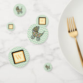 Baby's Blocks Kinderwagen Tafel Confetti (Groep)