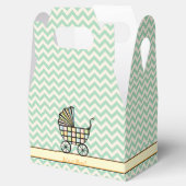 Baby's Blocks Wandelwagen Baby shower Favor Box Bedankdoosjes (Geopend)