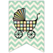 Baby's Blocks Wandelwagen Bunting Banner (Tweede vlag)
