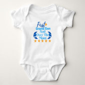Baby's' Bodysuit - Eerste kleinzoon Print Body Sui (Voorkant)