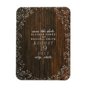 Baby's borstbladerhout sparen de datum magneet (Verticaal)