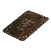 Baby's borstbladerhout sparen de datum magneet (Linkerzijde)