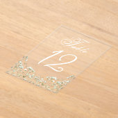 Baby's Breath Acryl Tafelnummer (Laagn)