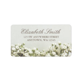 Baby's Breath Adresetiketten Etiket